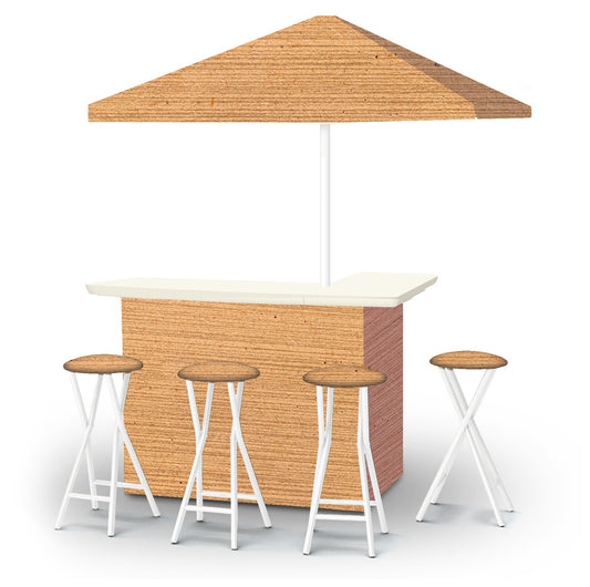 Particle Board Pop Up Bar