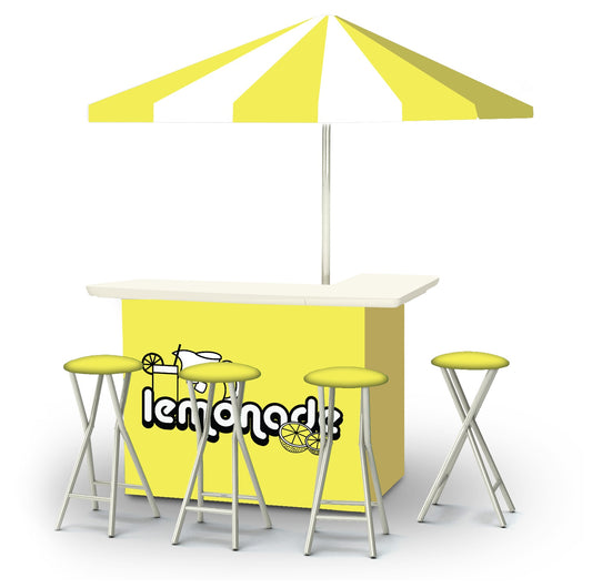 Vintage Lemonade Stand Pop Up Bar